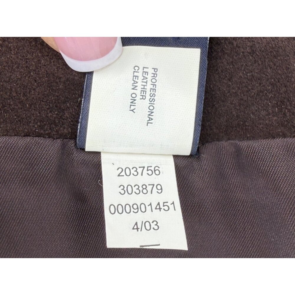 Archival 2003 GAP Blue Label Genuine Suede Column Skirt | Dark Academia Boho VTG - Picture 16 of 16